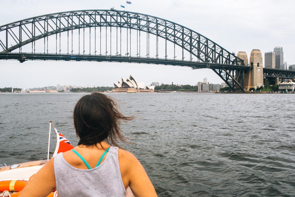 sailing on sydney harbour