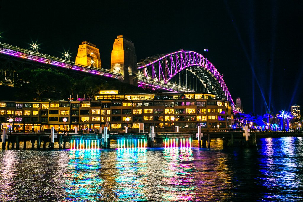 sydney harbour vivid