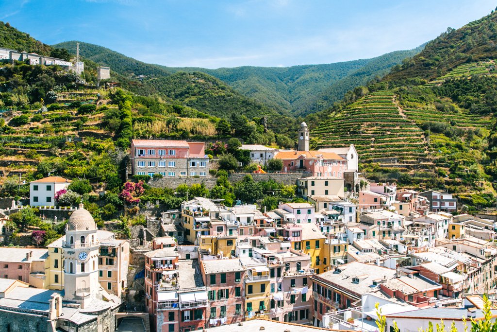 cinque terre in summer