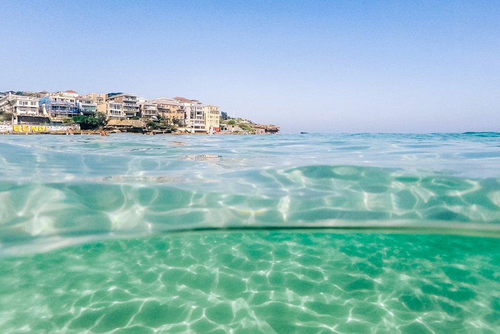 bondi beach underwater photography