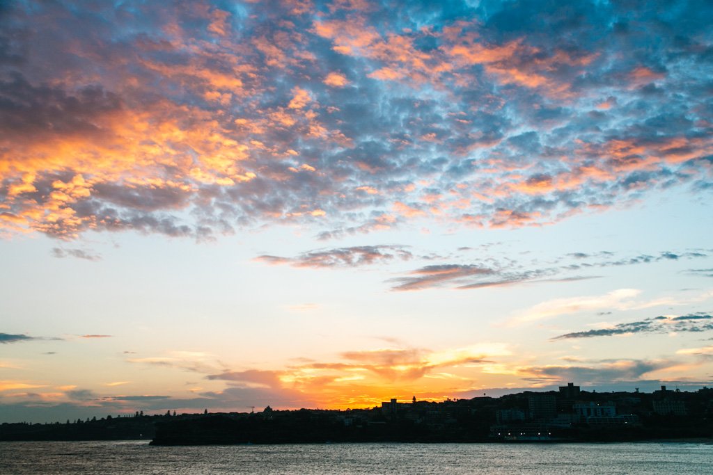 bondi sunset