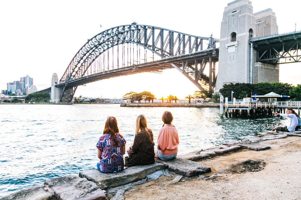 sydney harbour sunset