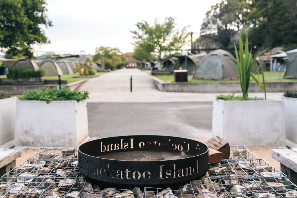 cockatoo island camping