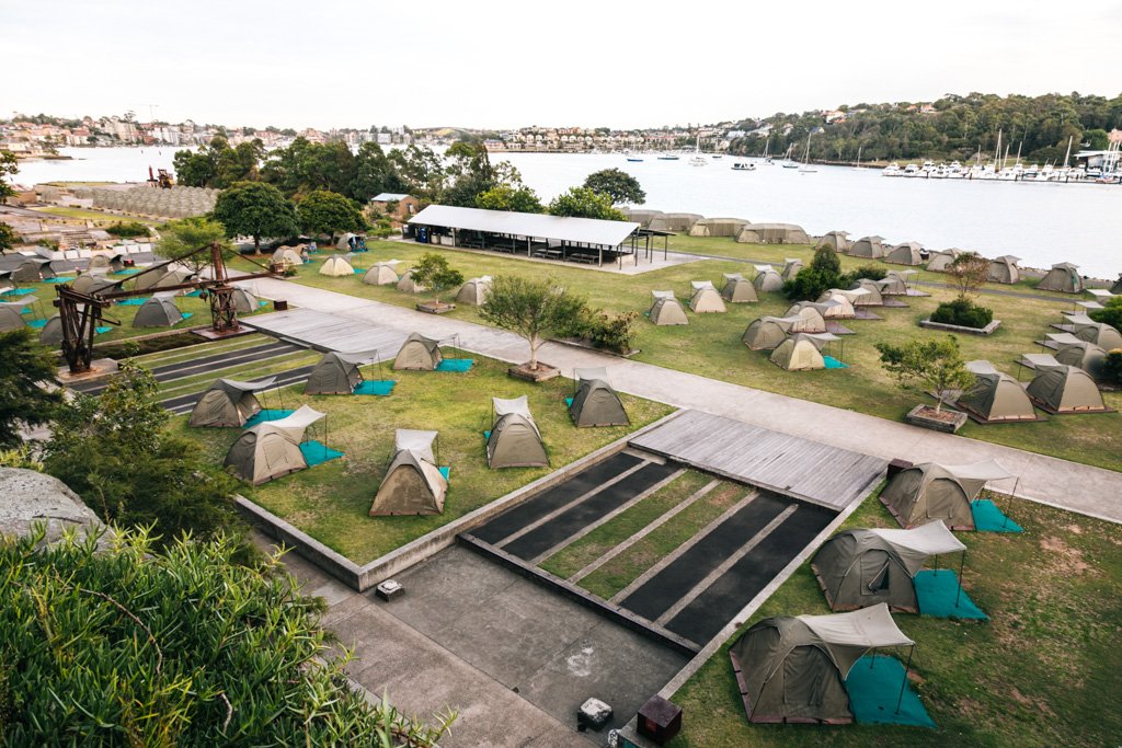 cockatoo island camping