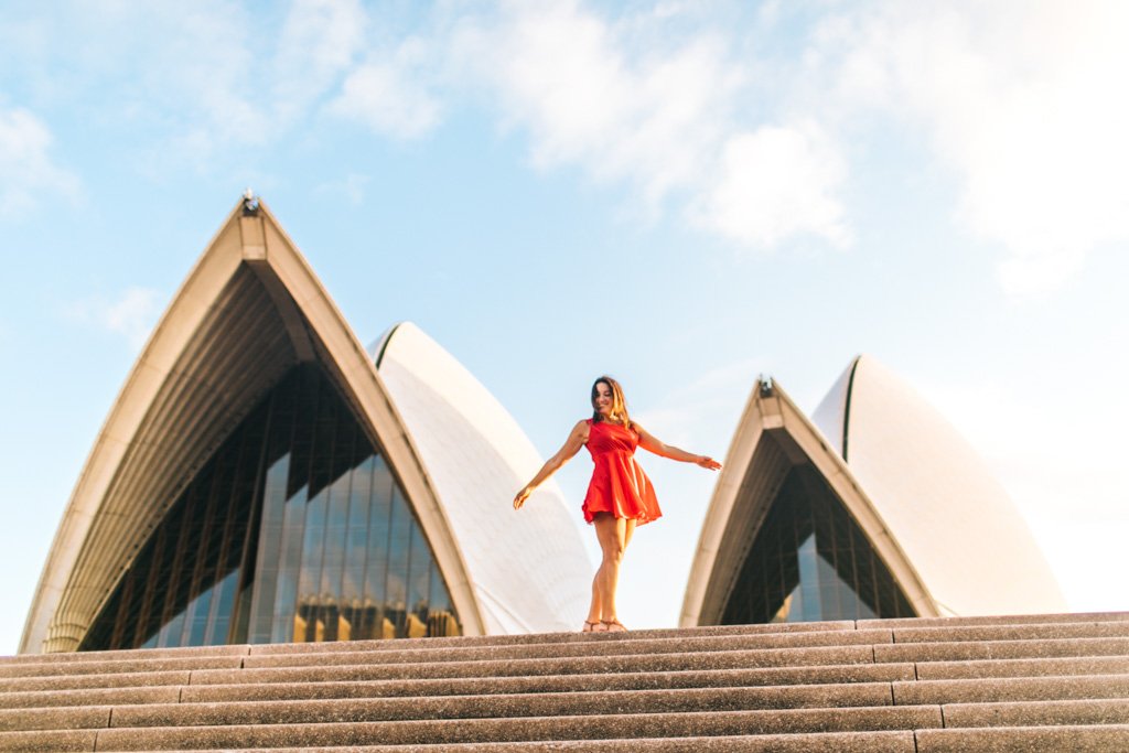 sydney opera house photo shoot