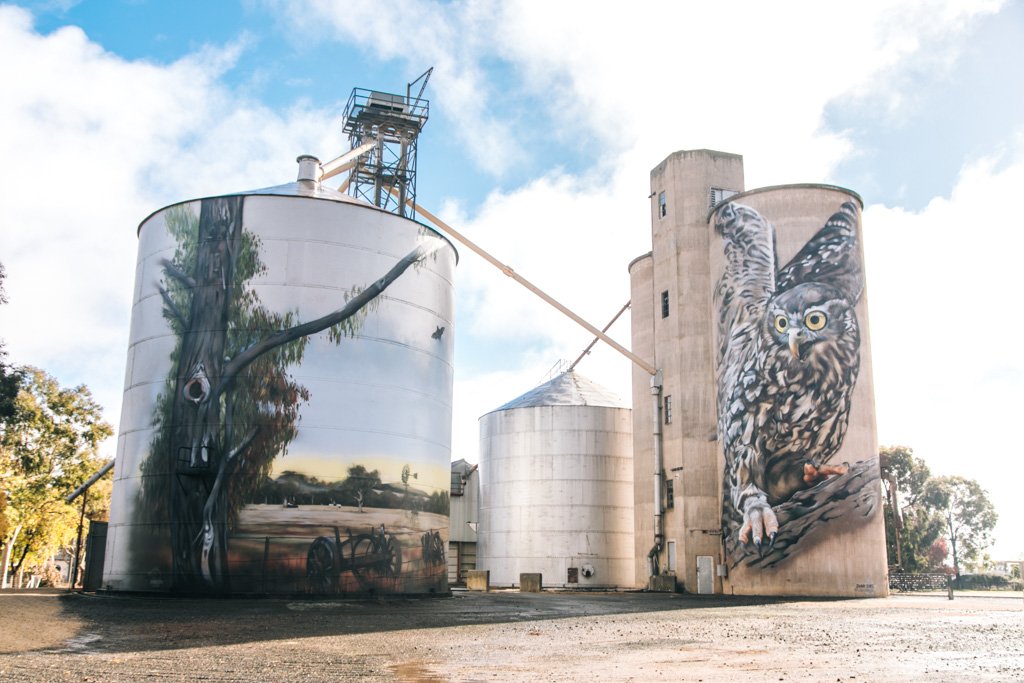 silo art trail victoria