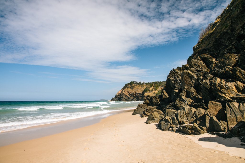 broken head beach