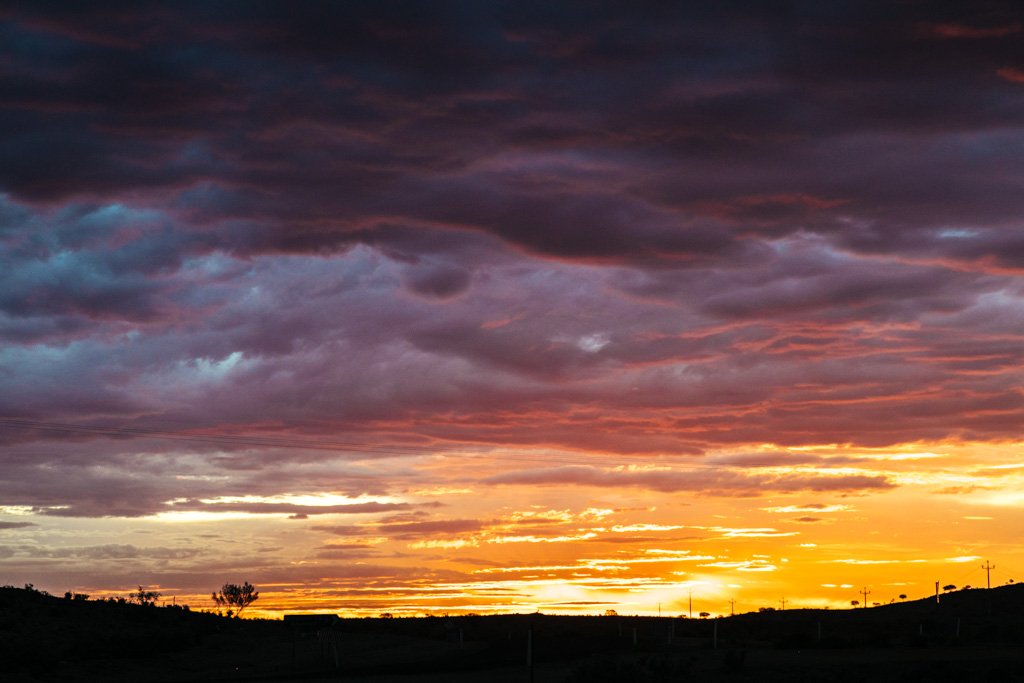 broken hill sunset