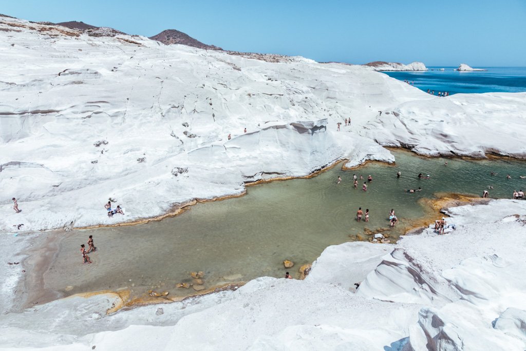 beaches in milos