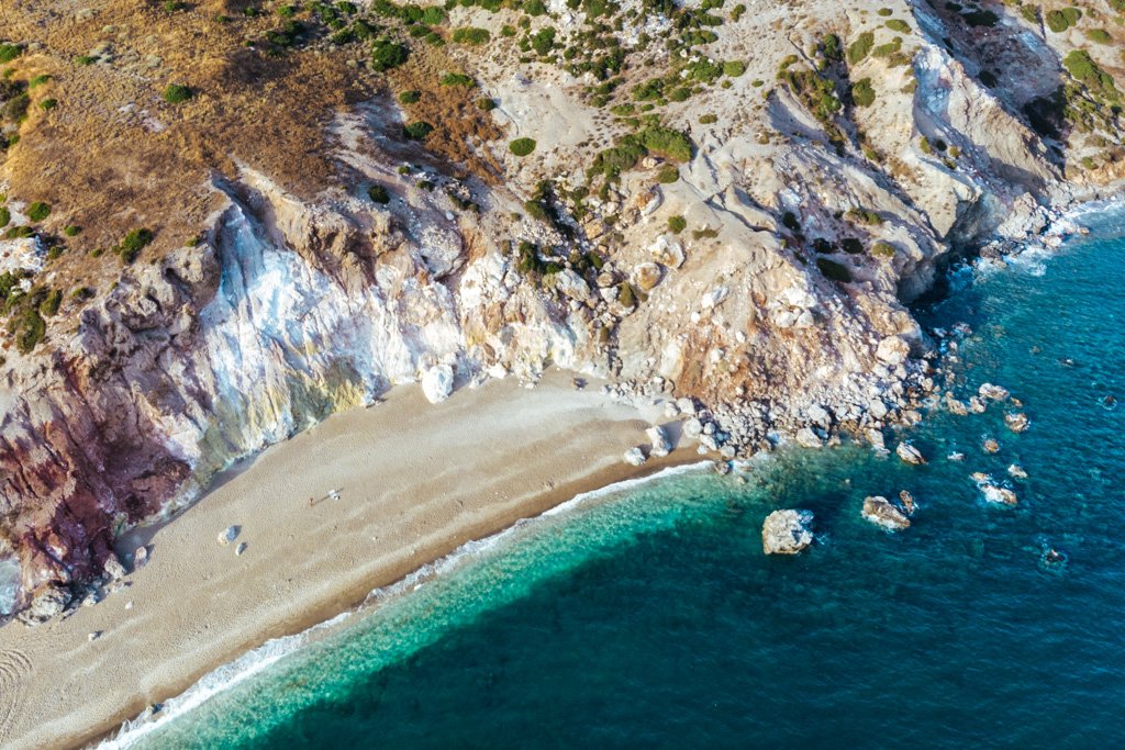 paliochori beach in milos