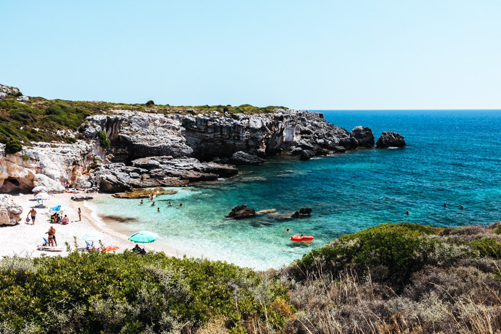 platia ammos beach kefalona greece