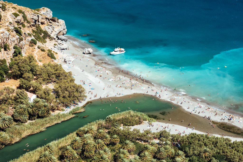 Preveli beach crete