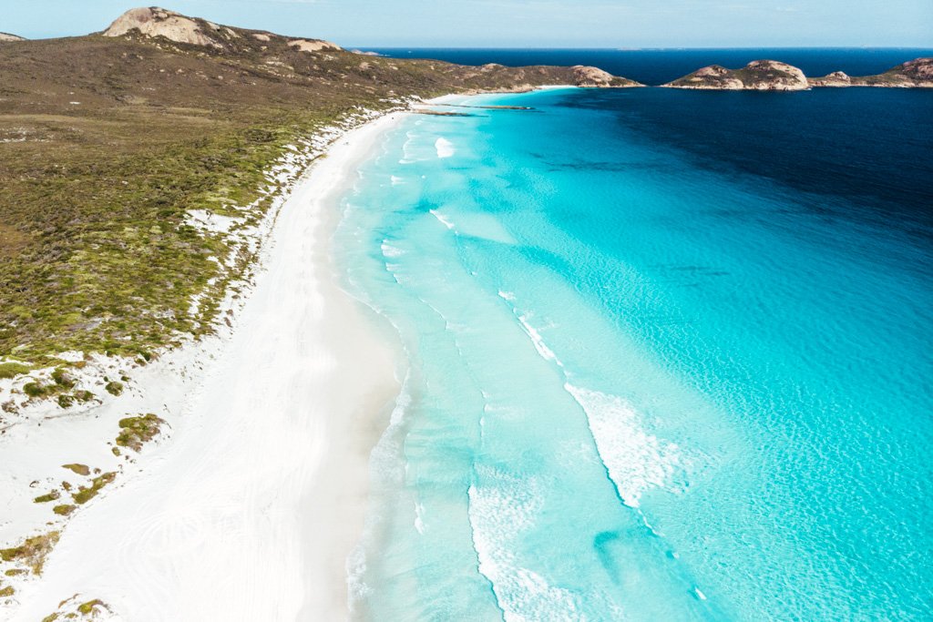 lucky bay esperance beach