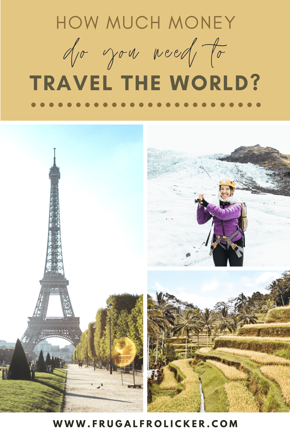 How much does it cost to travel the world? | How much money you need to save before you quit your job to travel