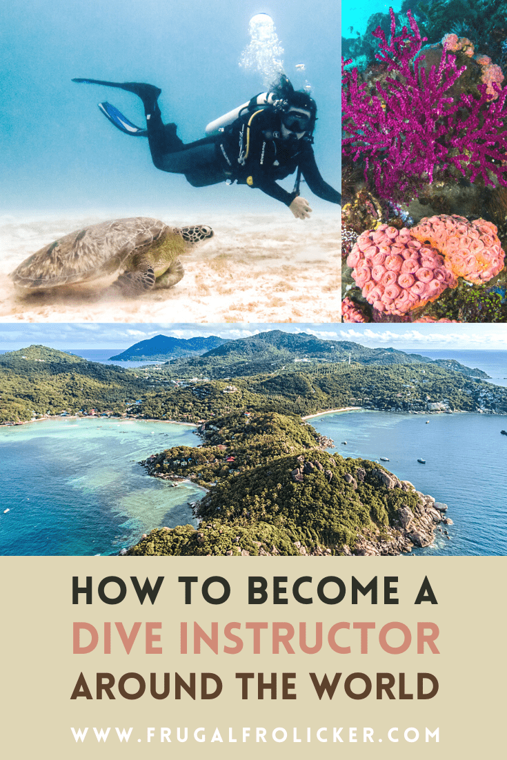 How to become a scuba diving instructor around the world 