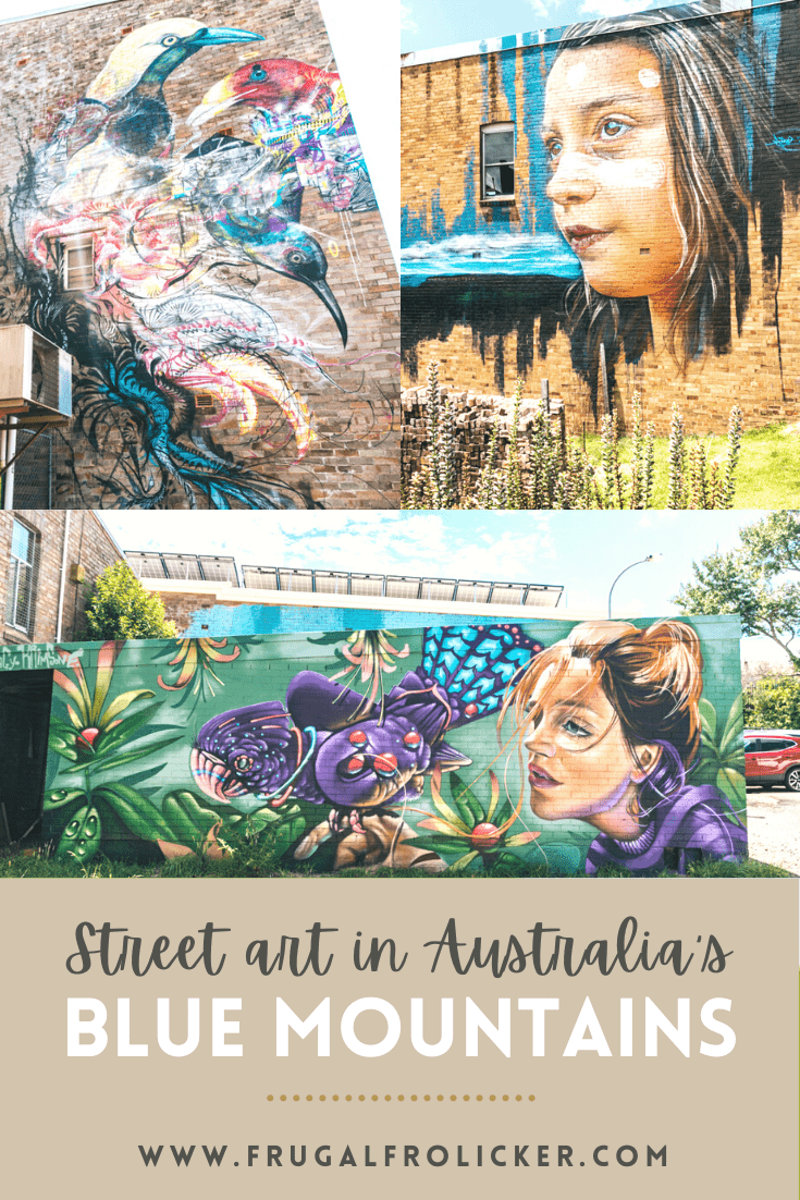 Street art walk in Katoomba - Blue Mountains, Australia