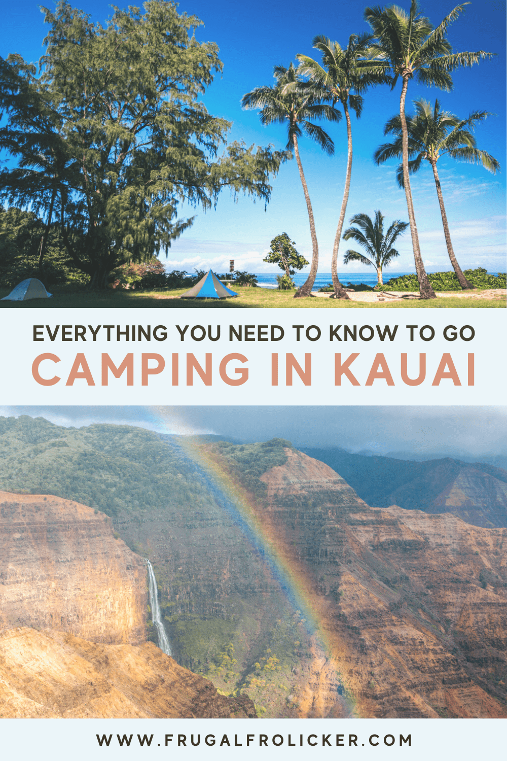 Kauai camping: planning a Kauai road trip