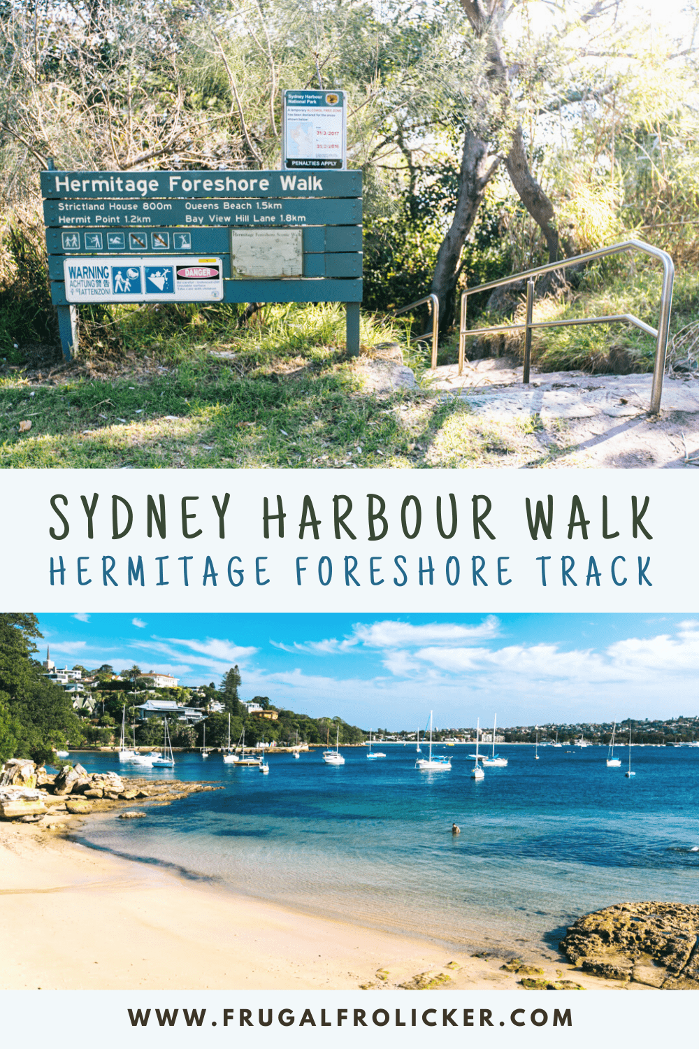 Hermitage Foreshore Track in Sydney, Australia