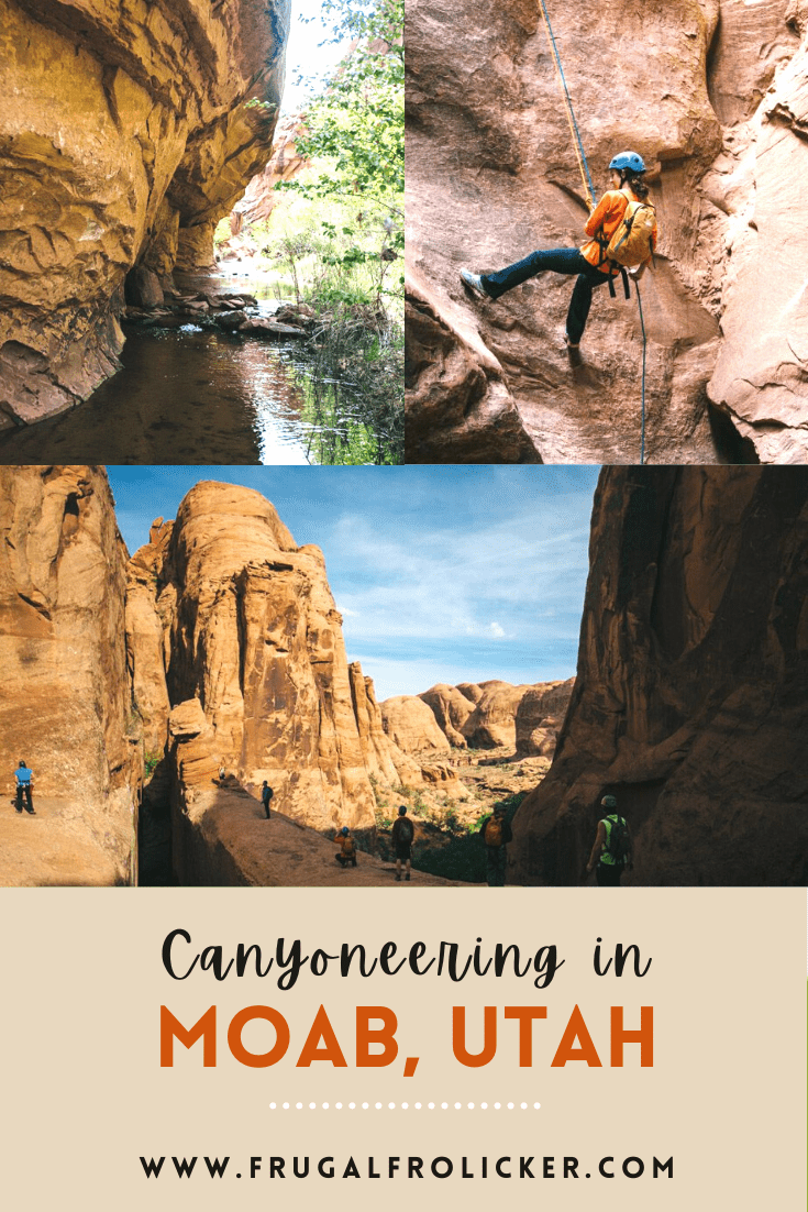 Canyoneering in Moab, Utah