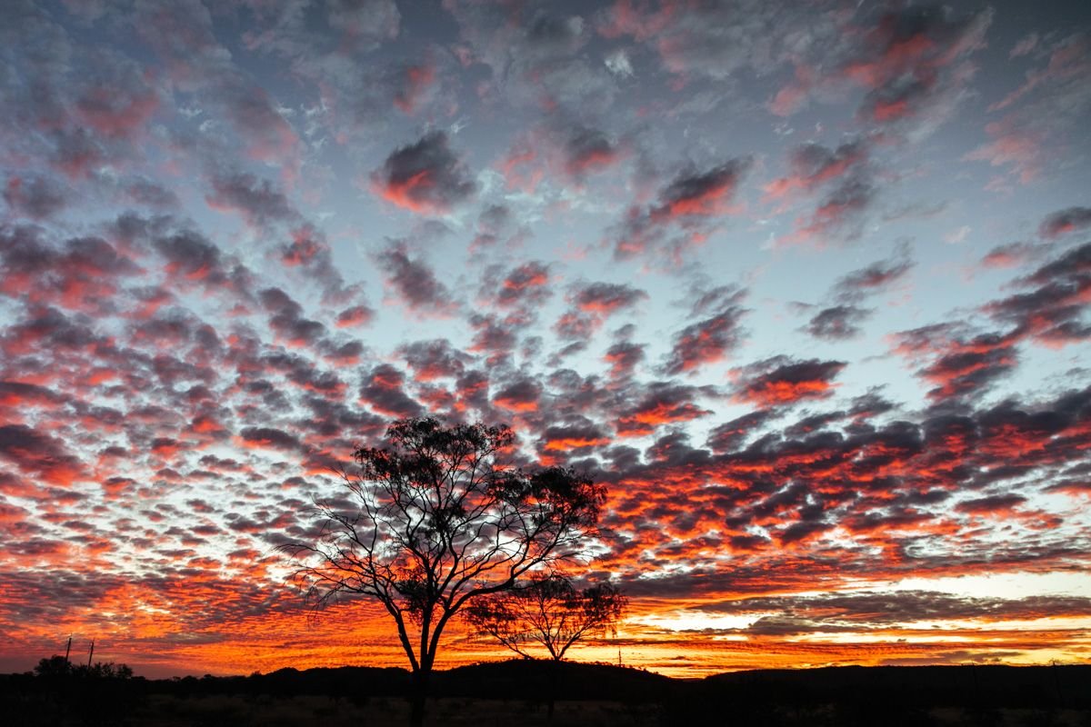 outback sunset