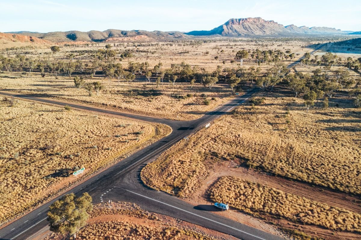west macdonnell ranges drone