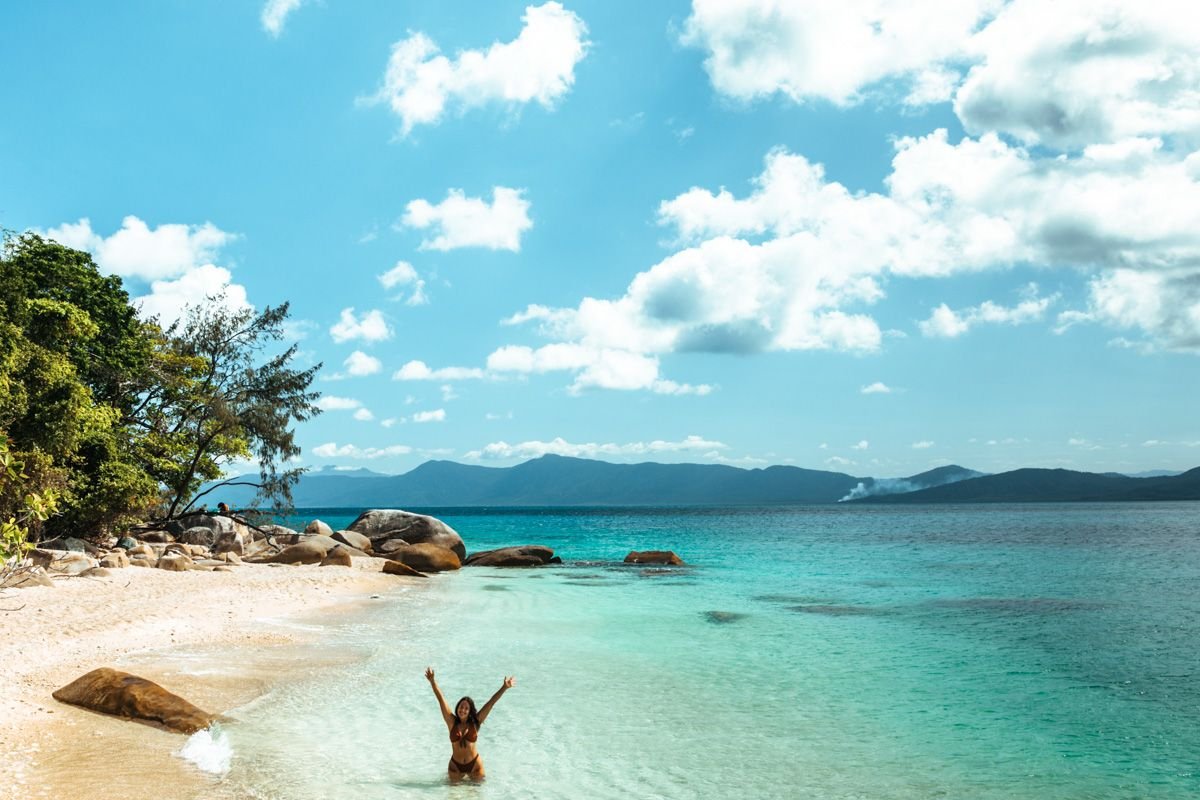 fitzroy island nudey beach