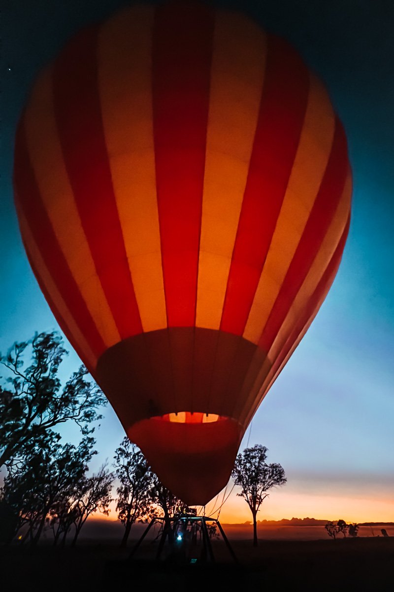 gold coast hot air ballooning