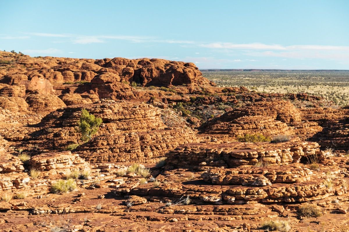 red centre of australia