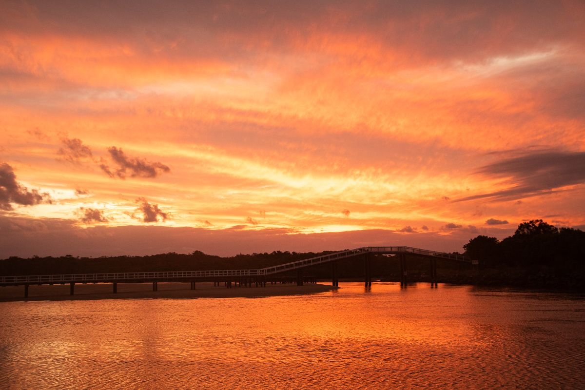 southwest rocks nsw sunset